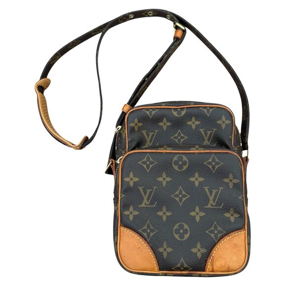 Authentic Louis Vuitton Monogram Amazon Shoulder Crossbody Bag Brown Unisex - Picture 1 of 8